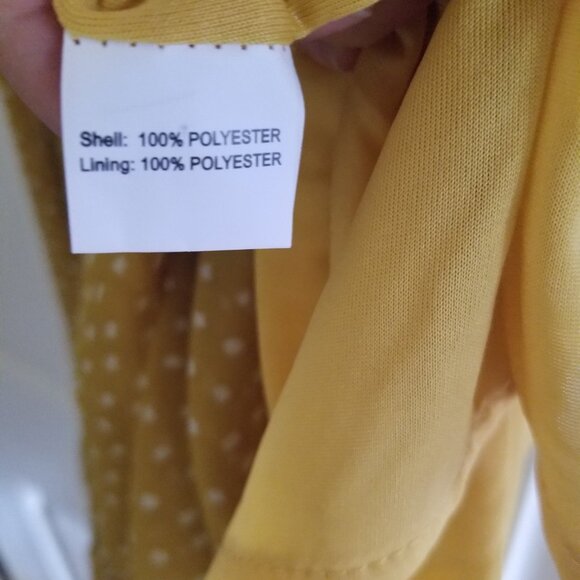 Cute fall mustard dress - Picture 7 of 7